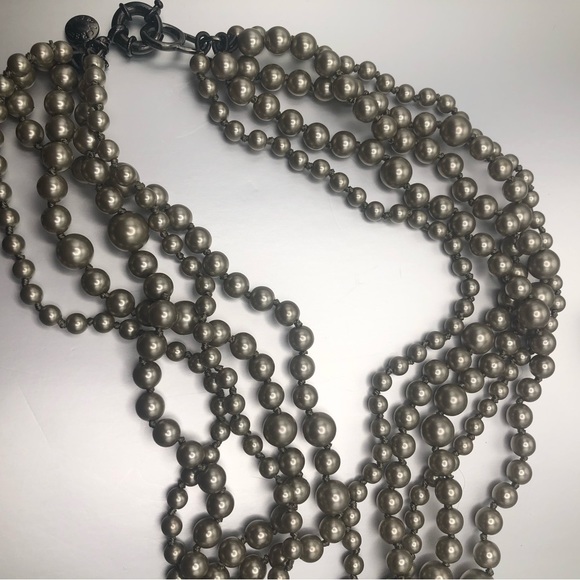 J. Crew Multistrand faux pearl necklace - Picture 2 of 5